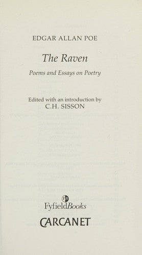 The Raven: Poems and Essays on Poetry