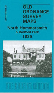 North Hammersmith and Bedford Park 1935: London Sheet 72.4 (Old Ordnance Survey Maps of London)