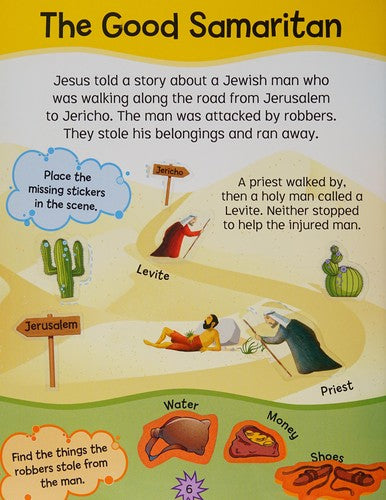 The Good Samaritan (My Bible Sticker Activity)