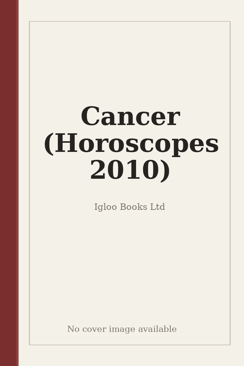 Cancer (Horoscopes 2010) - no cover image available
