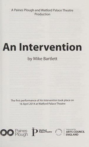 An Intervention (NHB Modern Plays)