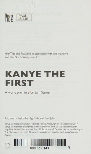Kanye the First (NHB Modern Plays)