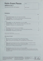 Violin Exam Pieces 2012-2015, ABRSM Grade 2, Score & Part: Selected from the 2012-2015 syllabus (ABRSM Exam Pieces)