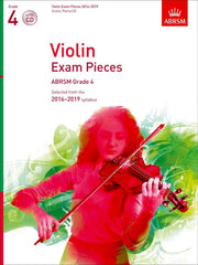 Violin Exam Pieces 2016-2019, ABRSM Grade 4, Score, Part & CD: Selected from the 2016-2019 syllabus (ABRSM Exam Pieces)