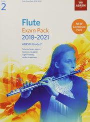 Flute Exam Pack 2018-2021, ABRSM Grade 2: Selected from the 2018-2021 syllabus. Score & Part, Audio Downloads, Scales & Sight-Reading (ABRSM Exam Pieces)