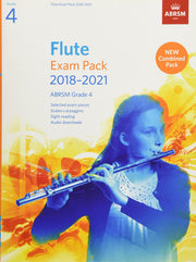 Flute Exam Pack 2018-2021, ABRSM Grade 4: Selected from the 2018-2021 syllabus. Score & Part, Audio Downloads, Scales & Sight-Reading (ABRSM Exam Pieces)