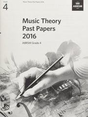 Music Theory Past Papers 2016, ABRSM Grade 4 (Music Theory Papers (ABRSM))