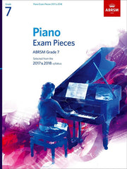 Piano Exam Pieces 2017 & 2018, Grade 7: Selected from the 2017 & 2018 syllabus (ABRSM Exam Pieces)