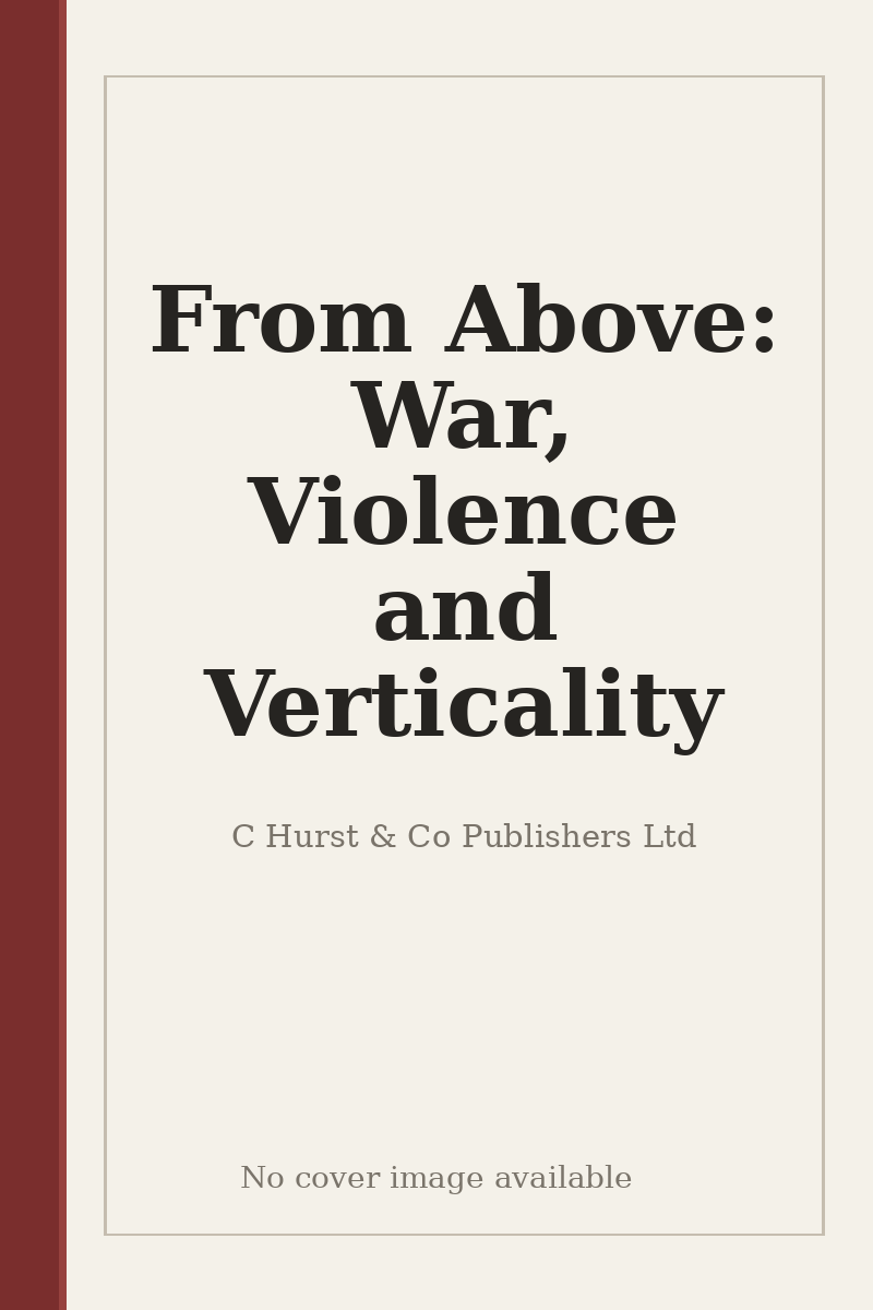 From Above: War, Violence and Verticality - no cover image available