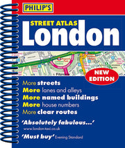Philip's Street Atlas London - new spiral-bound edition: Mini Spiral Edition