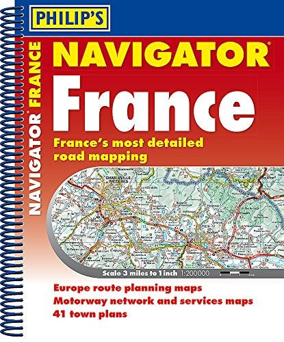 Philip's Navigator Road Atlas France: (Spiral binding)
