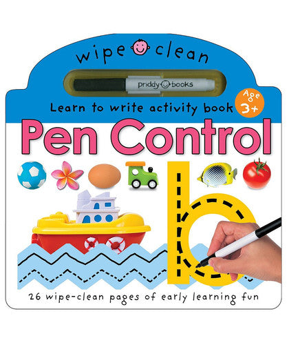 Wipe Clean Learning: Pen Control