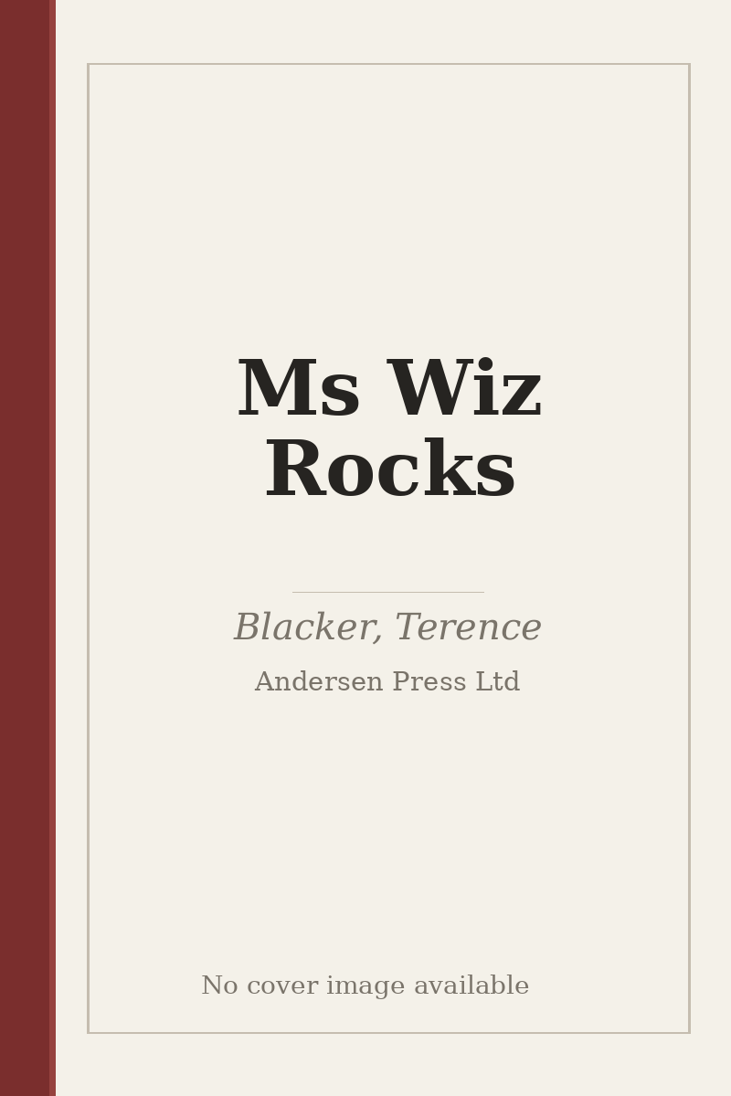 Ms Wiz Rocks - no cover image available