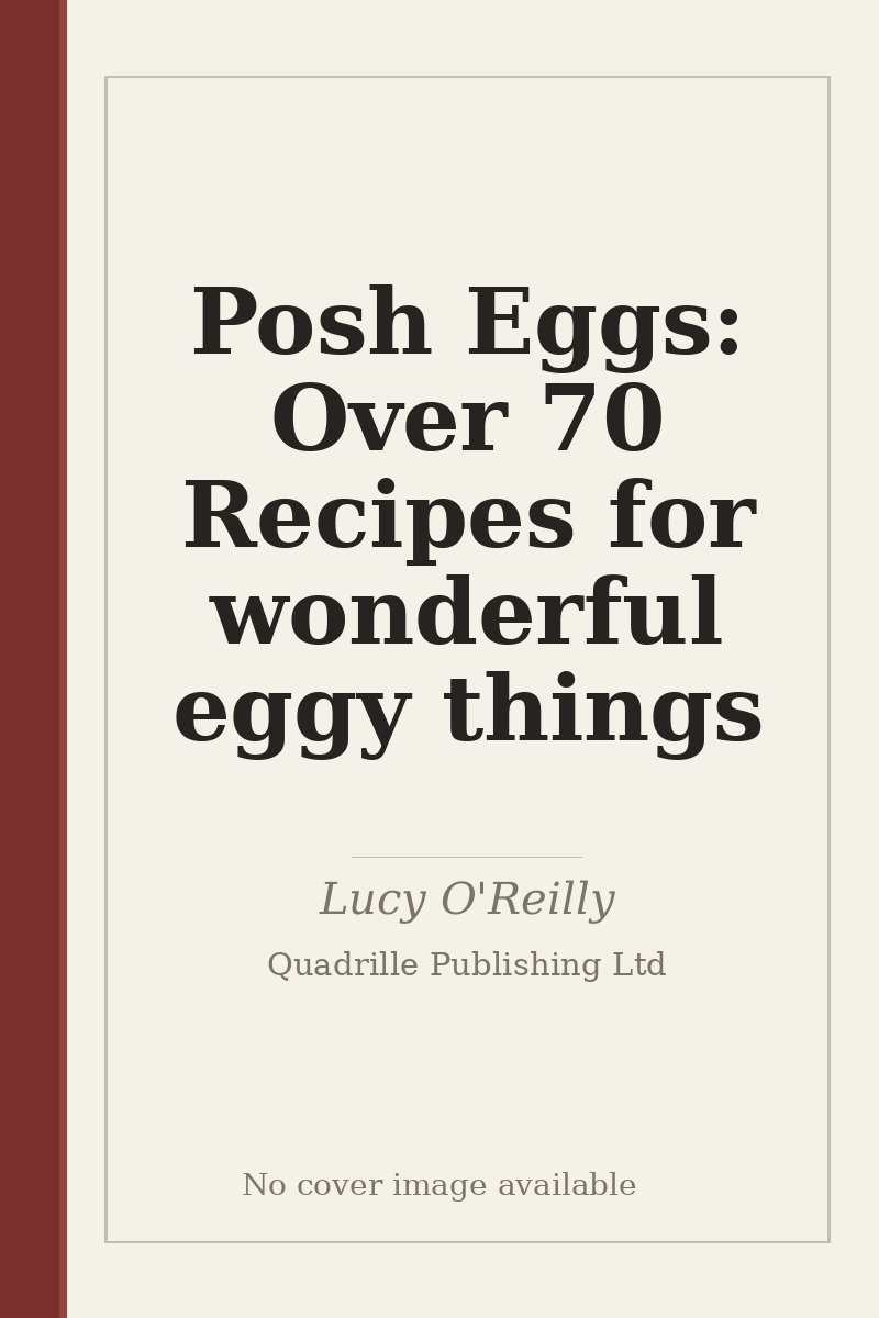 Posh Eggs: Over 70 Recipes for wonderful eggy things - no cover image available