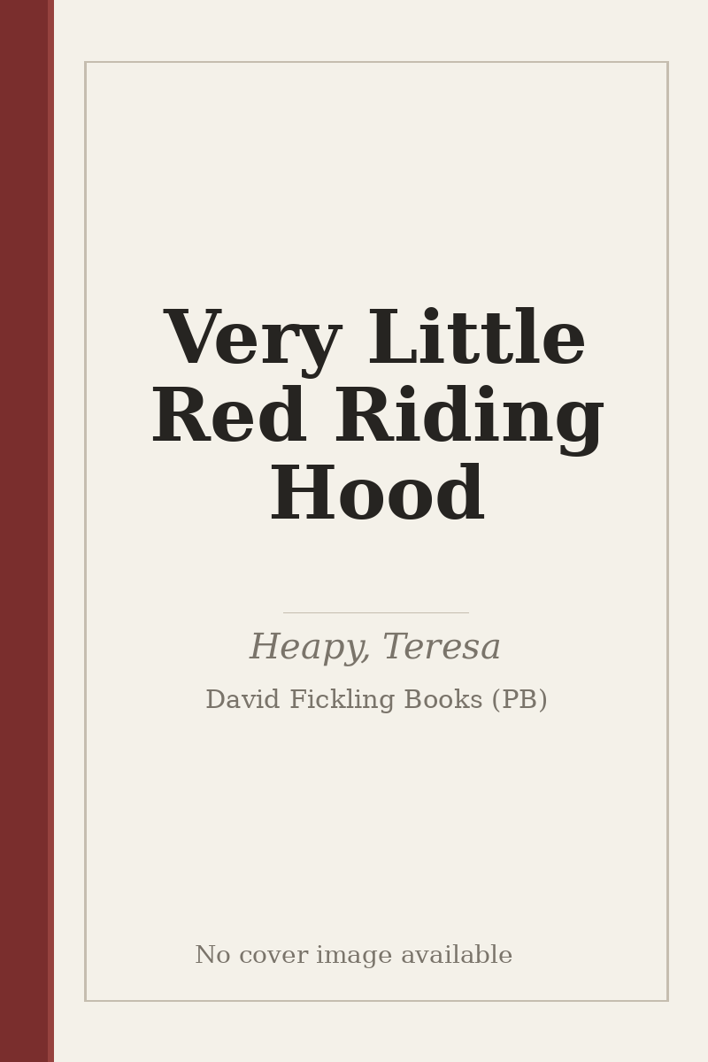 Very Little Red Riding Hood - no cover image available