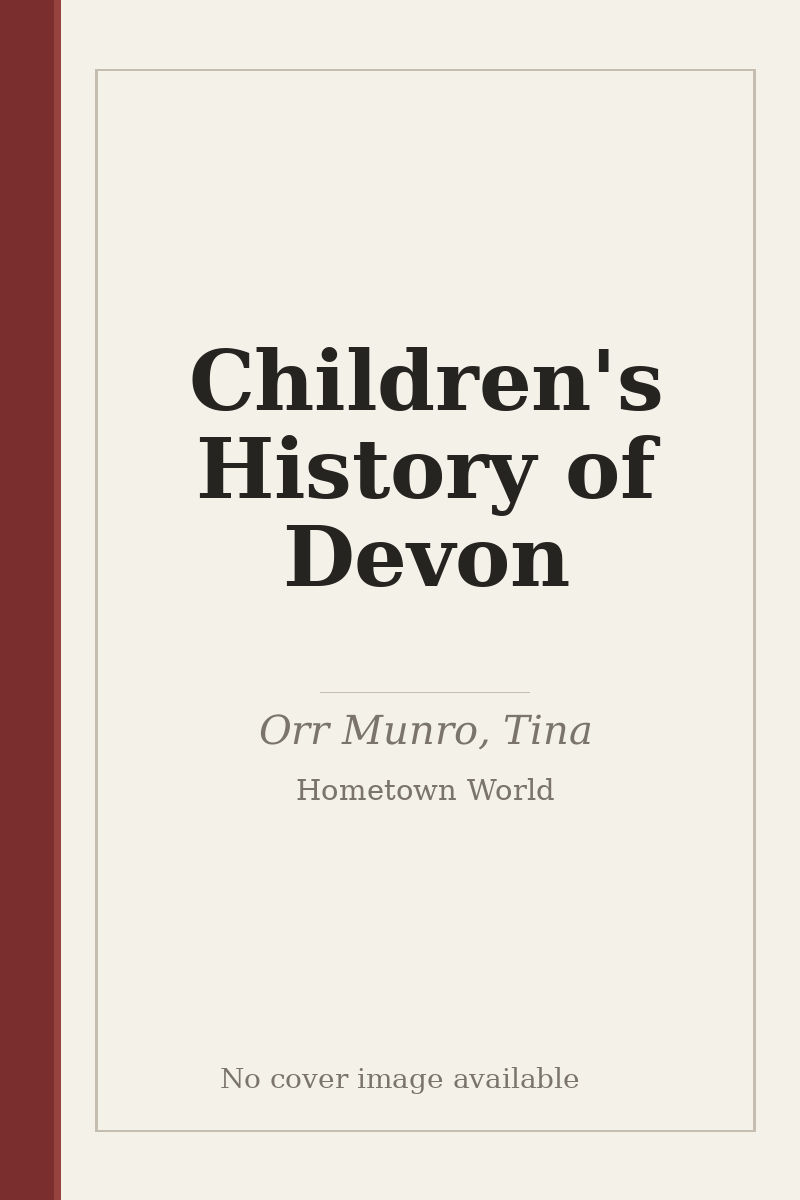 Children's History of Devon - no cover image available