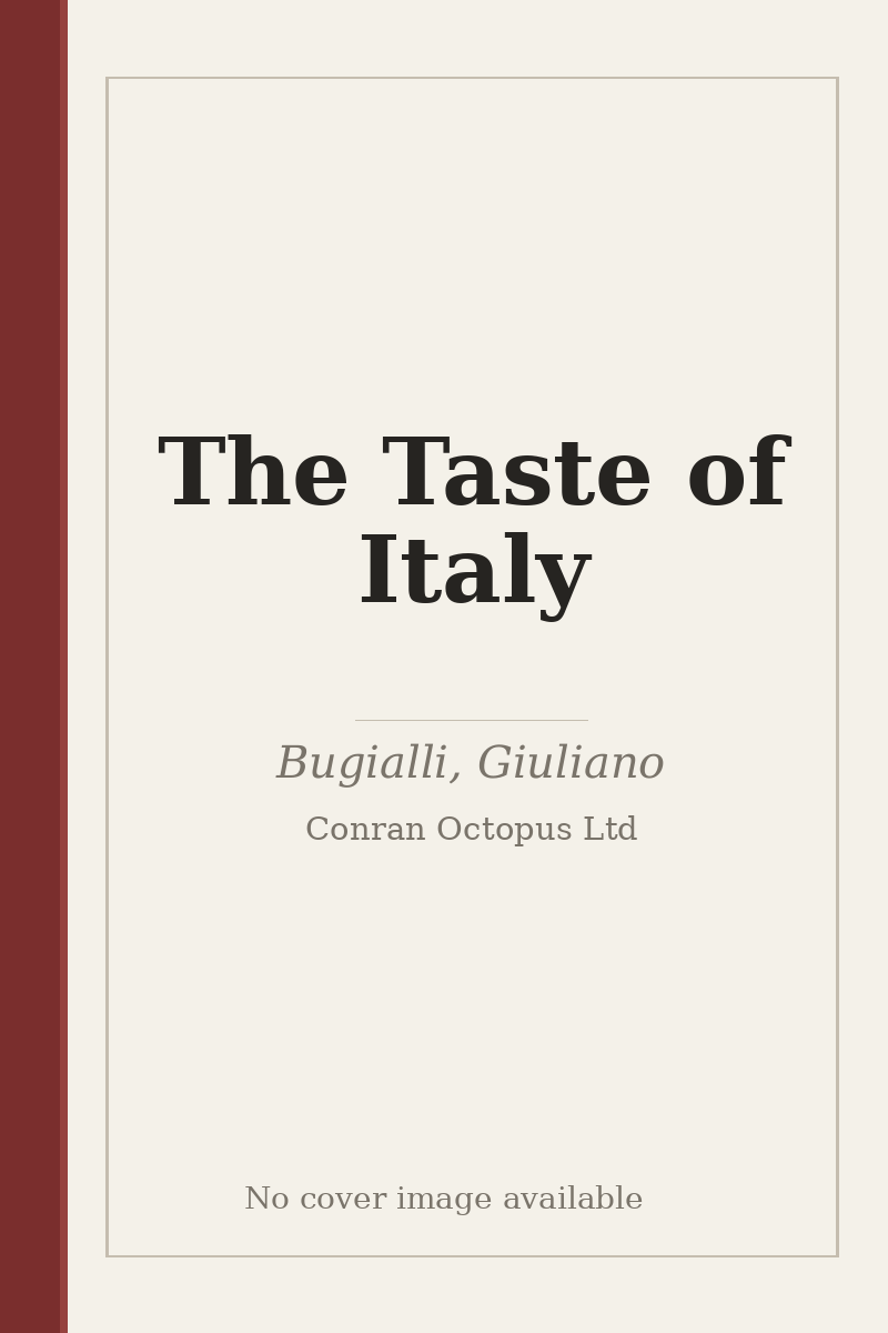 The Taste of Italy - no cover image available