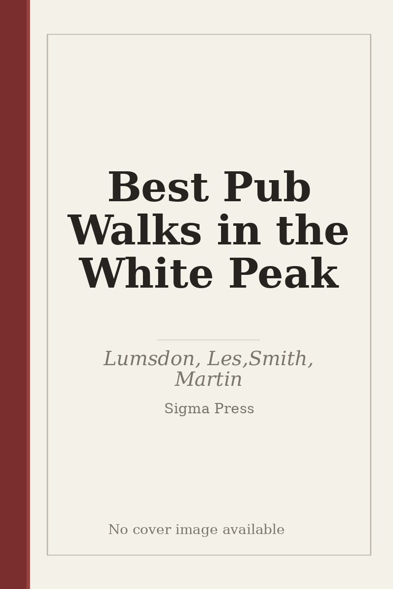 Best Pub Walks in the White Peak - no cover image available
