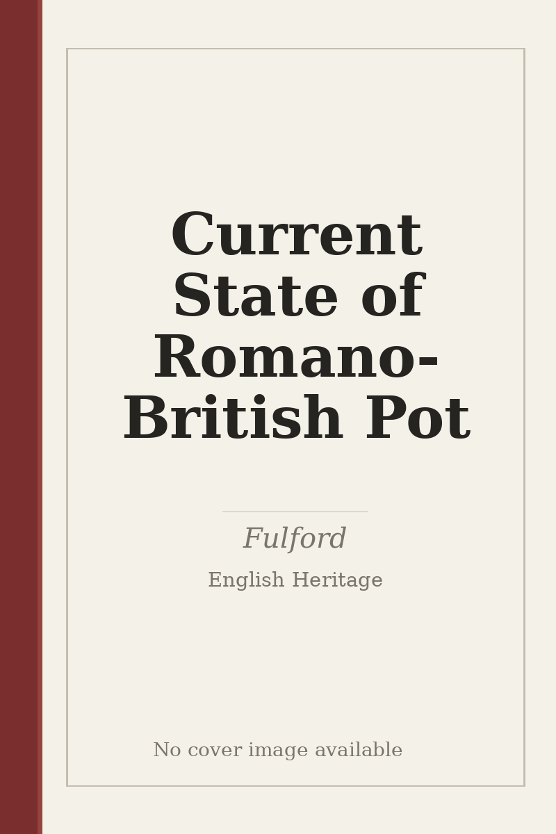 Current State of Romano-British Pot - no cover image available