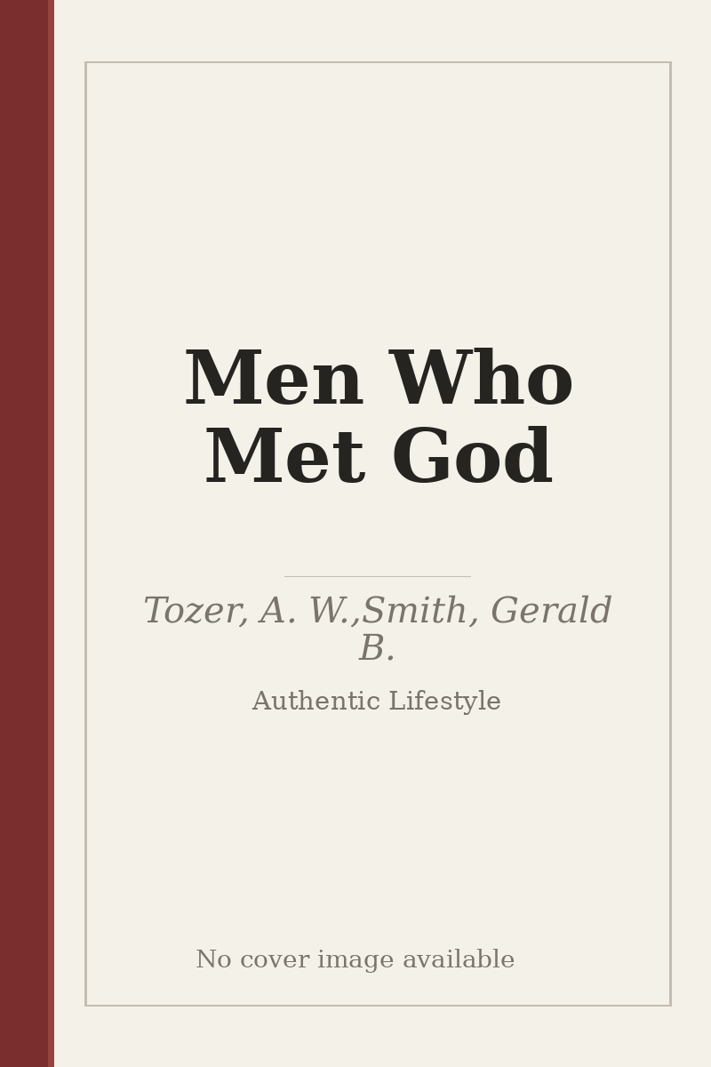 Men Who Met God - no cover image available
