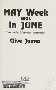 May Week Was in June: 003 (Transaction Large Print Books)
