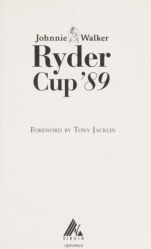 Johnnie Walker Ryder Cup '89