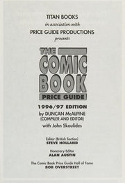 Comic Book Price Guide for Great Britain 1996-97