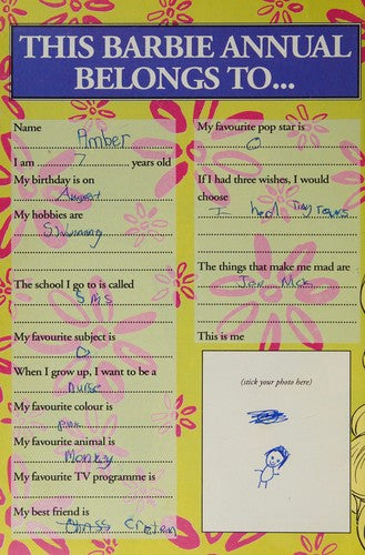Barbie Annual 1994