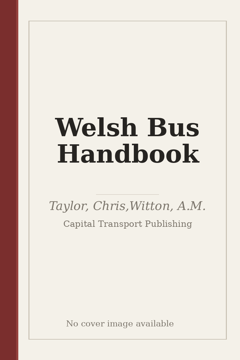 Welsh Bus Handbook - no cover image available