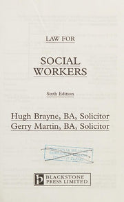 Law for Social Workers
