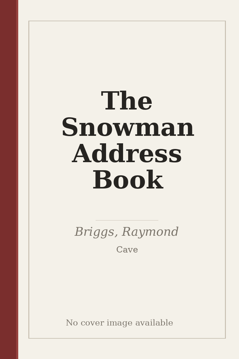 The Snowman Address Book - no cover image available
