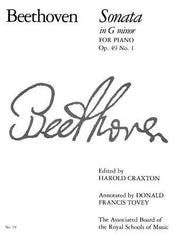 Beethoven Piano Sonata in G Minor, Op. 49 No. 1: No. 19 (Signature S.)