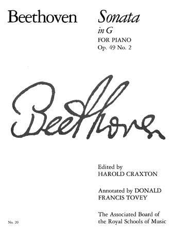 Piano Sonata in G, Op. 49 No. 2: No. 20 (Signature S.)