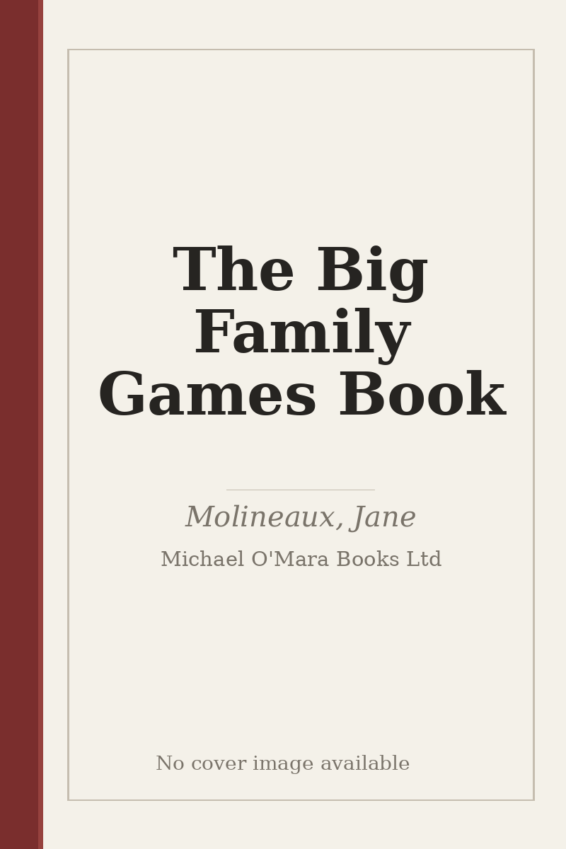 The Big Family Games Book - no cover image available