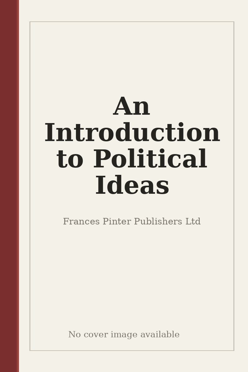 An Introduction to Political Ideas - no cover image available