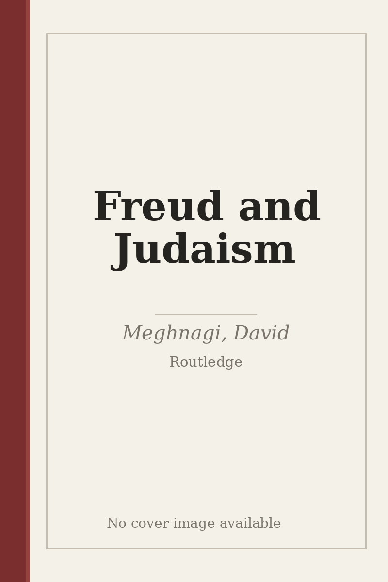 Freud and Judaism - no cover image available