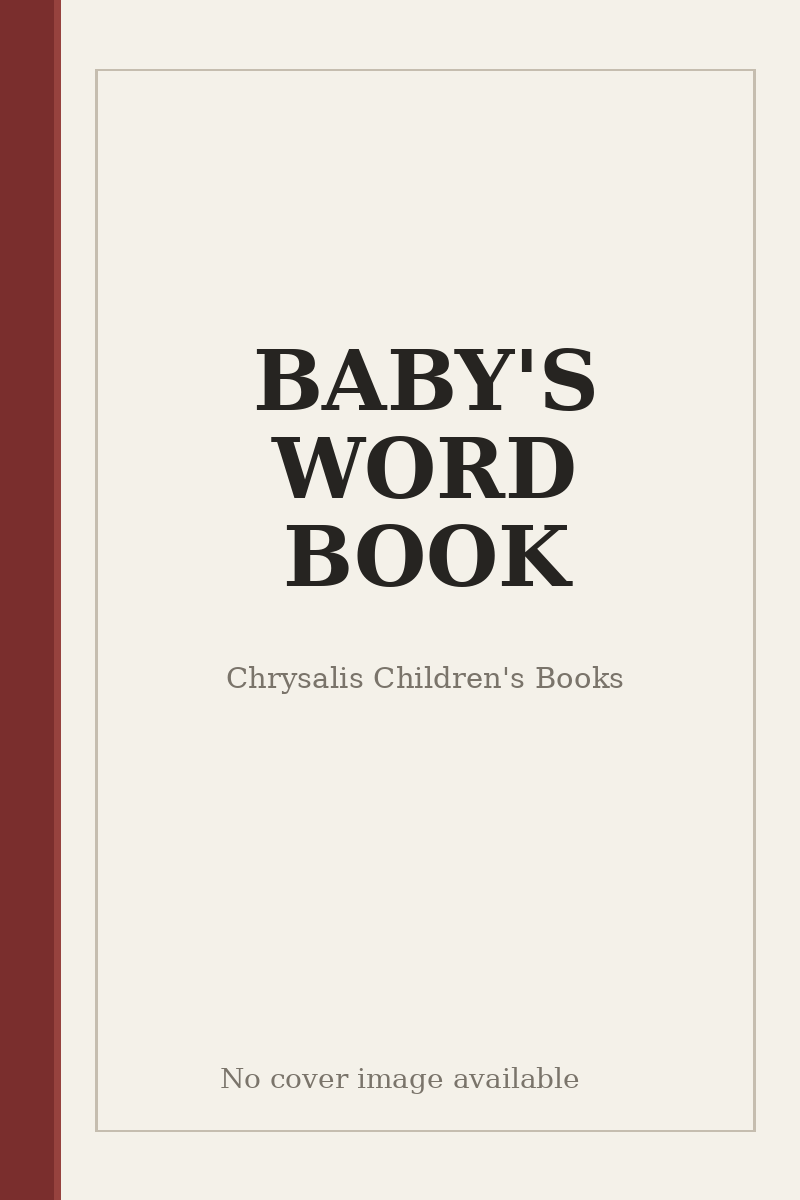 BABY'S WORD BOOK - no cover image available