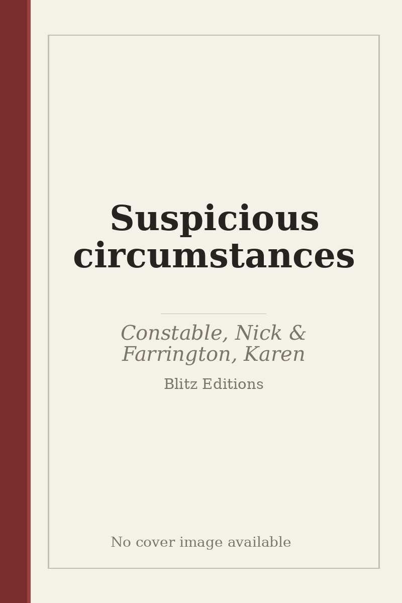 Suspicious circumstances - no cover image available