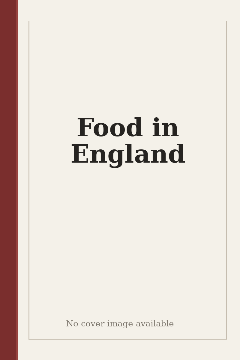 Food in England - no cover image available