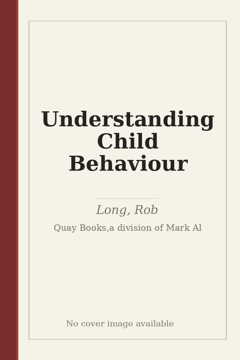 Understanding Child Behaviour - no cover image available
