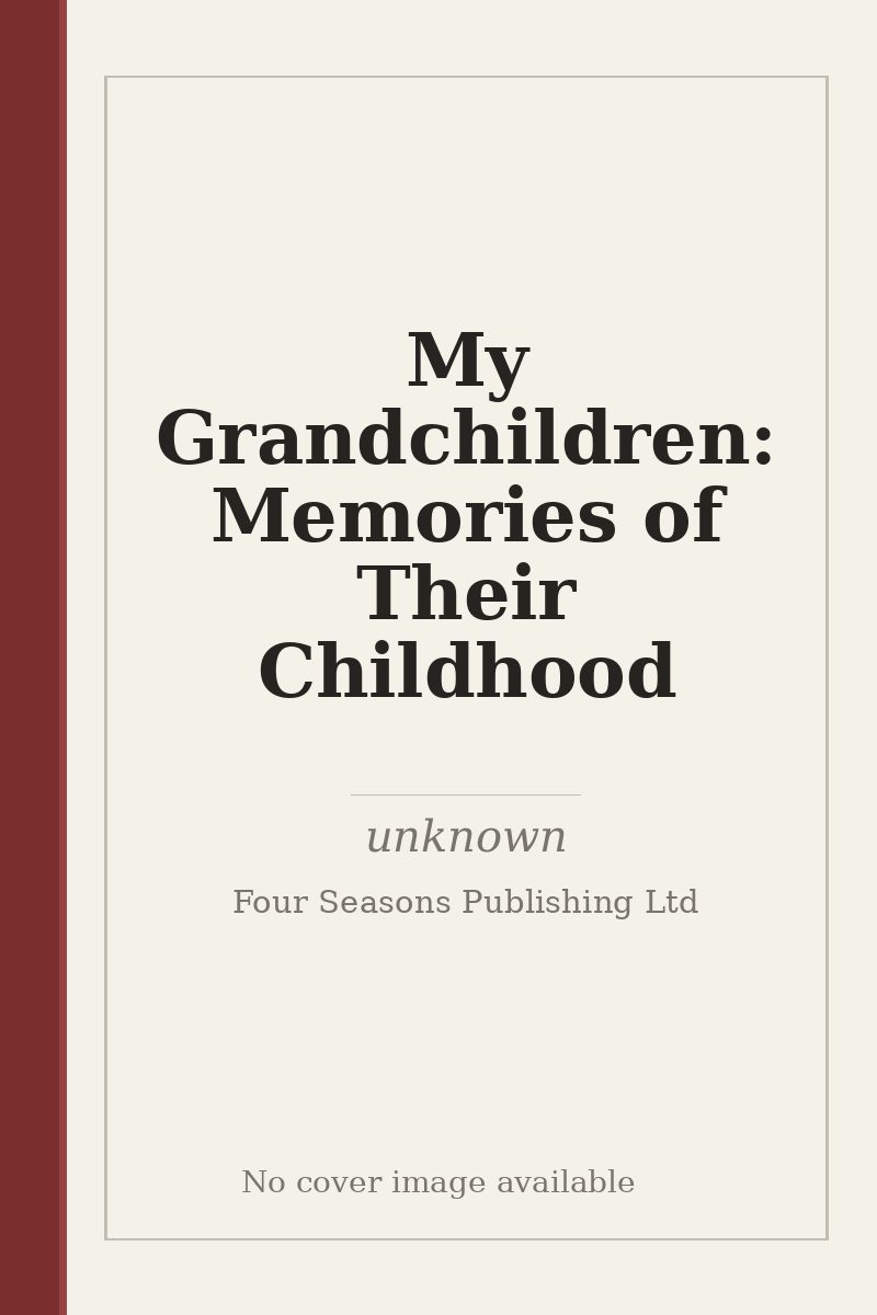 My Grandchildren: Memories of Their Childhood - no cover image available