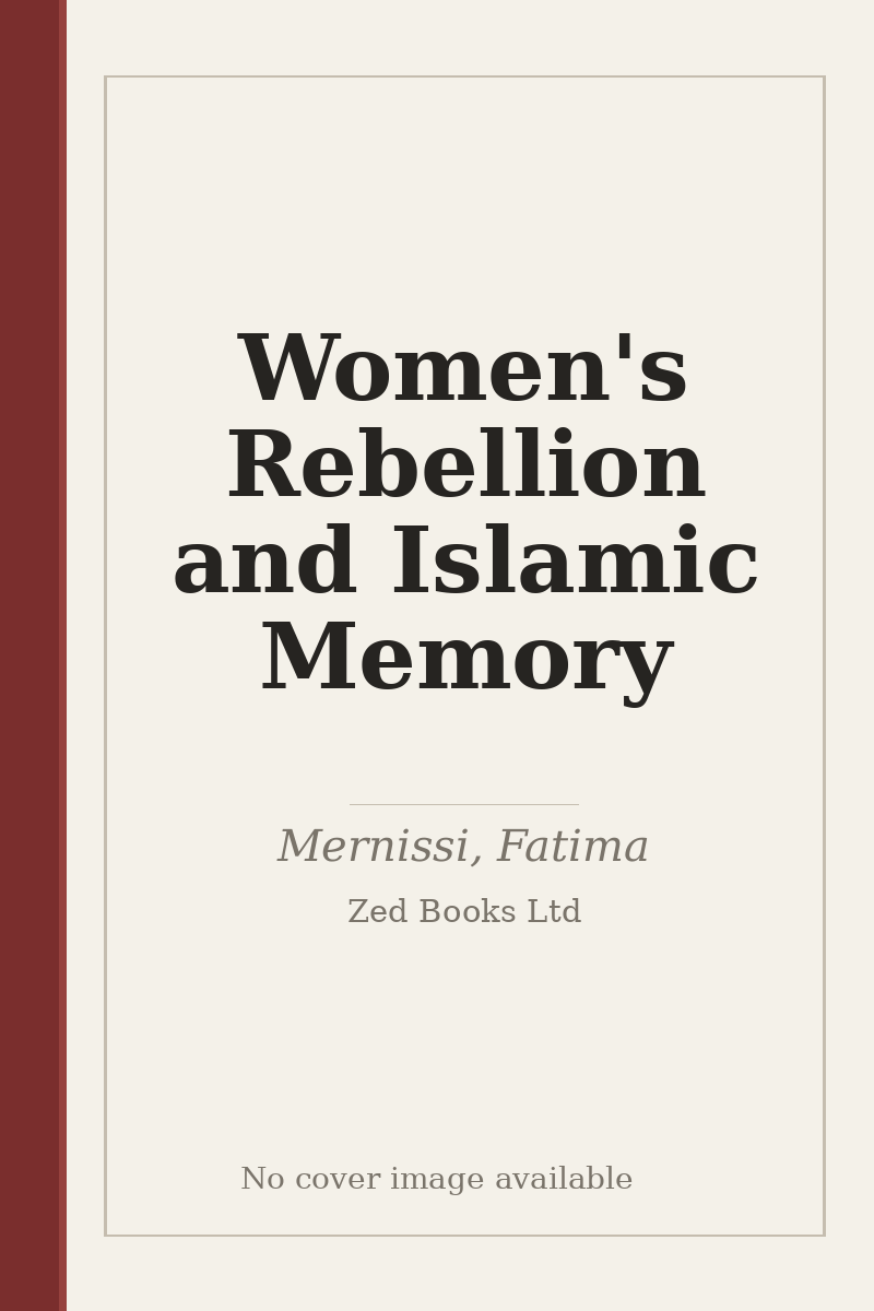 Women's Rebellion and Islamic Memory - no cover image available