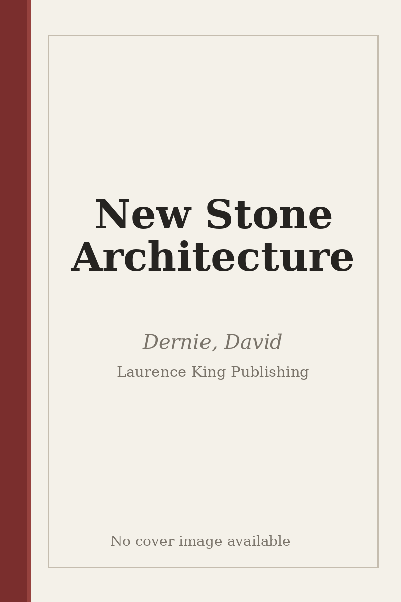 New Stone Architecture - no cover image available
