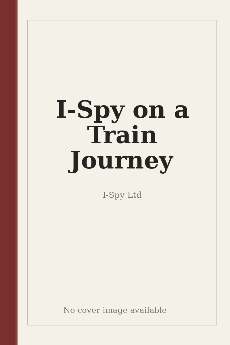 I-Spy on a Train Journey - no cover image available