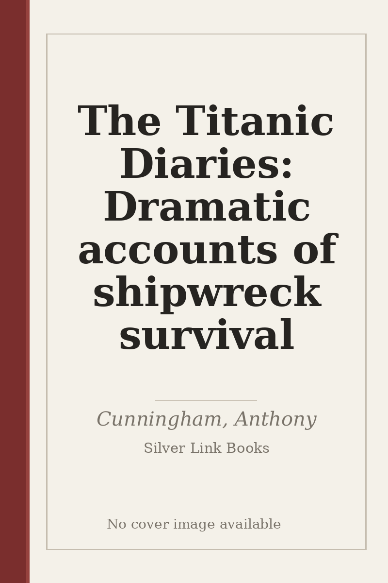 The Titanic Diaries: Dramatic accounts of shipwreck survival - no cover image available
