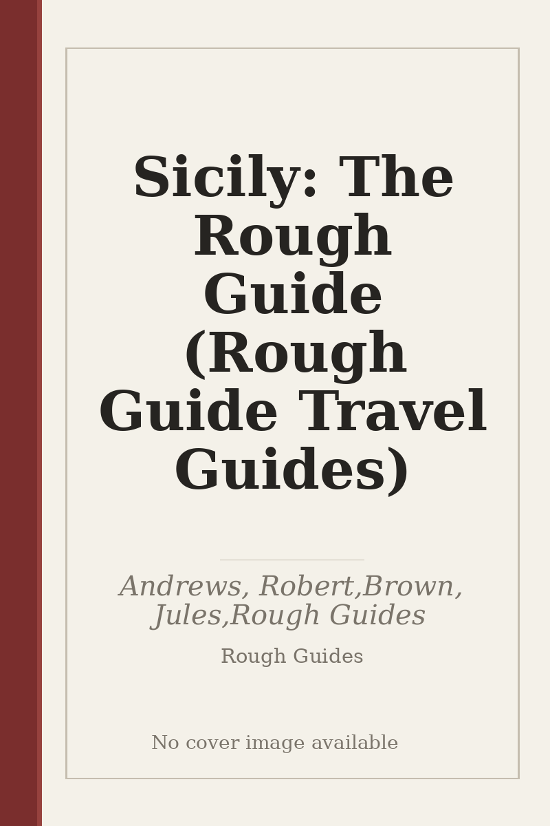 Sicily: The Rough Guide (Rough Guide Travel Guides) - no cover image available