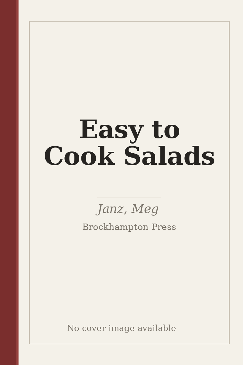 Easy to Cook Salads - no cover image available