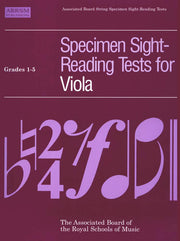 ABRSM Specimen Sight-Reading Tests Viola Gr 1-5 (Specimen Sight-Reading Tests for Viola)