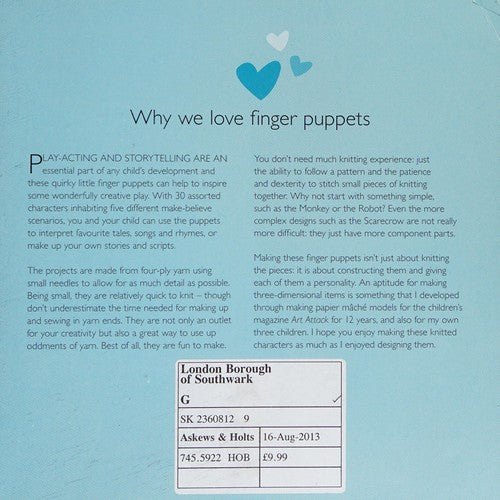 Knitted Finger Puppets (Cozy)