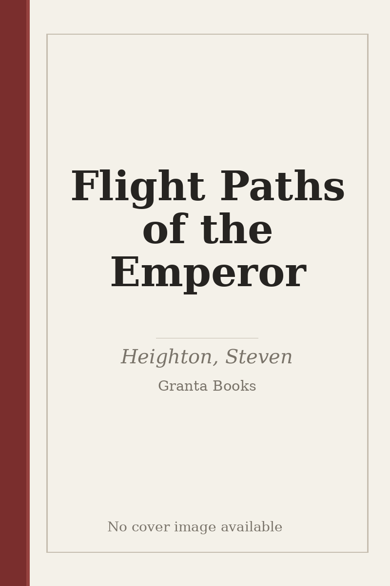 Flight Paths of the Emperor - no cover image available